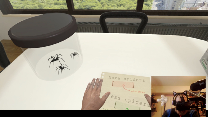 Illustration for article titled Virtual Reality Arachnophobia Therapy Is A Definite Nope